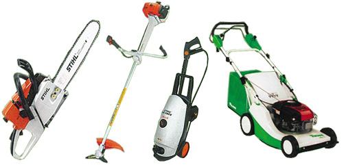 Бензопилы и бензокосы